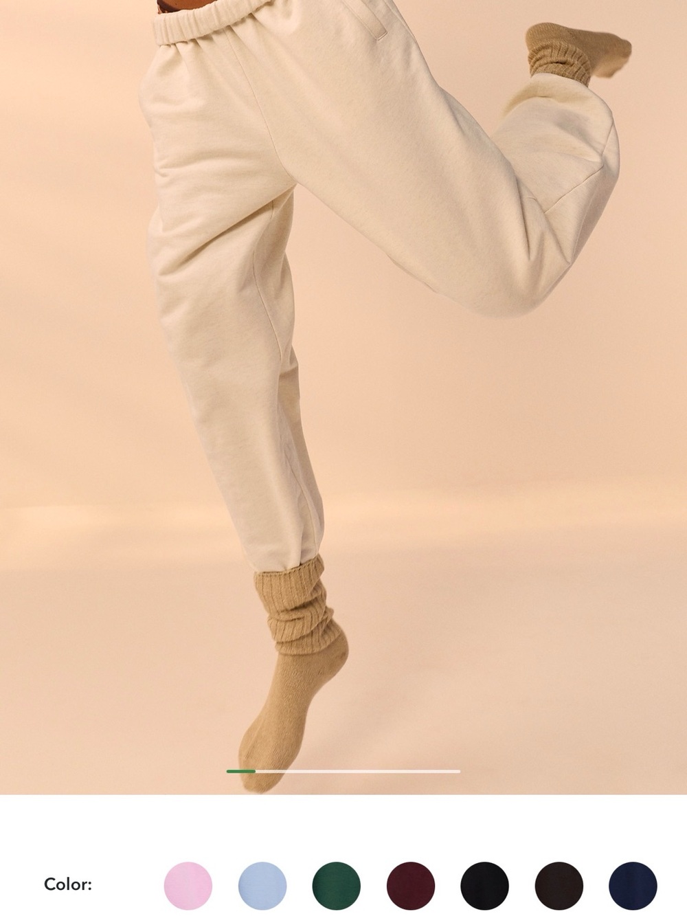 Aerie Jet Setter Joggers in Heather Frost